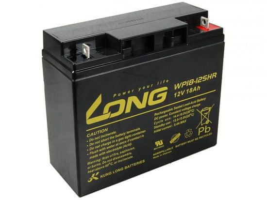 Long Long 12V 18Ah olověný akumulátor HighRate F3 (WP18-12SHR)