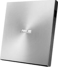 ASUS SDRW-08U7M-U + 2x M-Disk, slim, externí, stříbrná