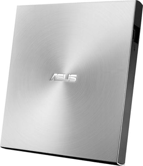 ASUS SDRW-08U7M-U + 2x M-Disk, slim, externí, stříbrná