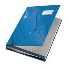 Leitz Signature book design blue