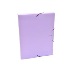 Karton PP Plastový box s gumičkou Pastelini fialový