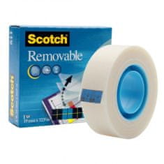 Scotch Lepicí páska Removable odnímatelná 19 mm x 33 m