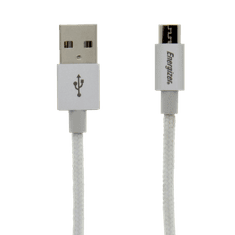 Energizer nabíjecí a synchronizační kabel Hightech microUSB cable 1,2m White