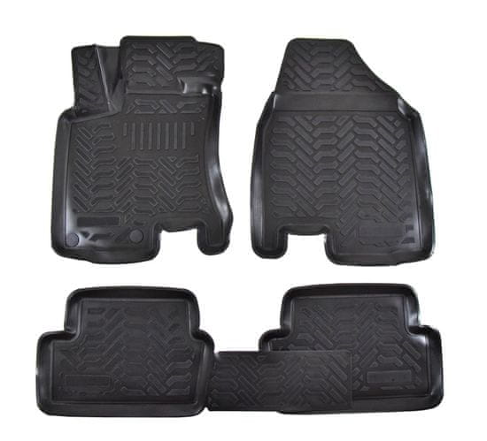 J&J Automotive Gumové koberce pro Nissan Qashqai 2007-2013