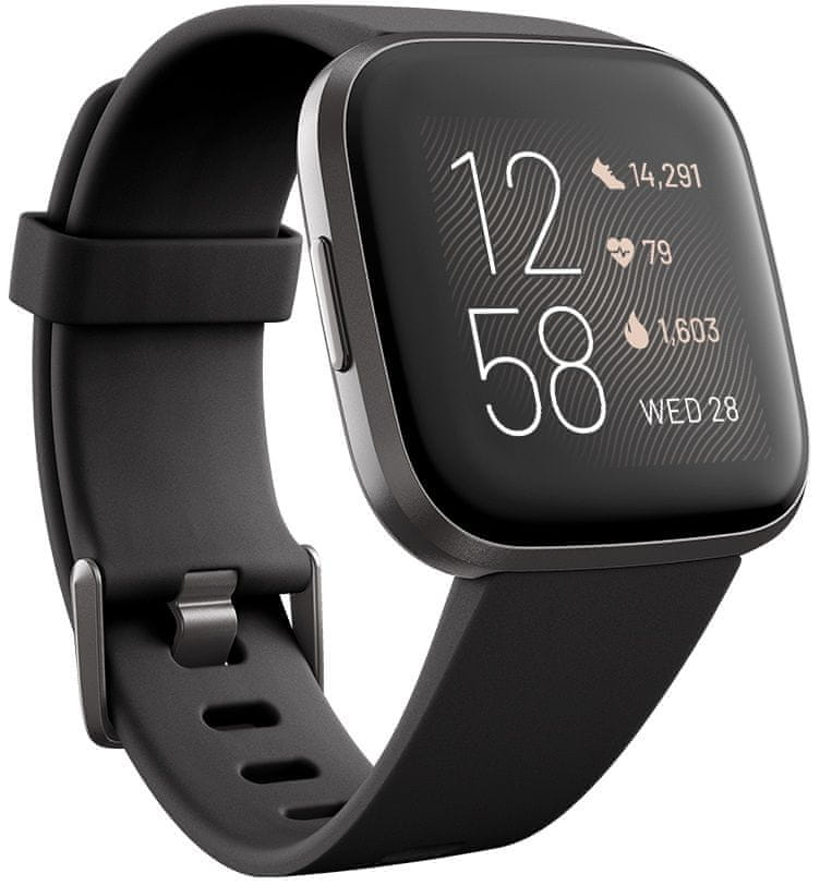 Fitbit Versa 2 (NFC), Black/Carbon