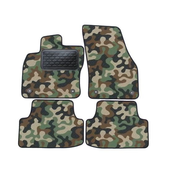 J&J Automotive Autokoberce velurové pro Army style pro Seat Ateca 2016- 4ks