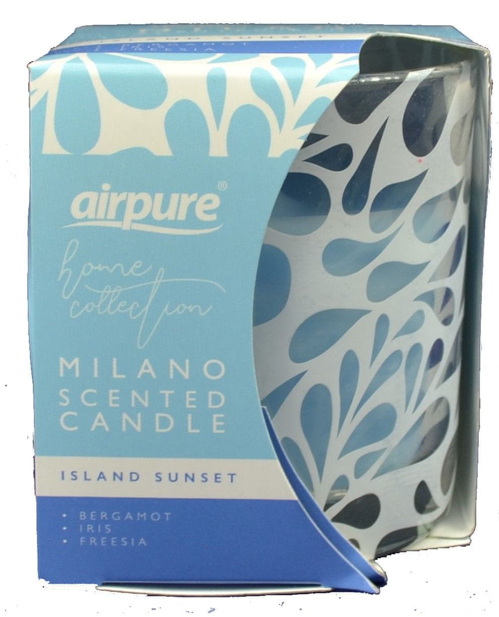 Airpure MILANO vonná svíčka 100 g Island Sunset