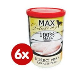 FALCO MAX deluxe kuřecí prsa bez kosti 6x400g