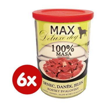 FALCO MAX deluxe srnec, daněk, jelen 6x400g