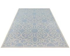 NORTHRUGS Kusový koberec Jaffa 103885 Pastelblue/Taupe 160x230