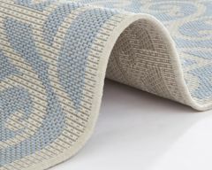 NORTHRUGS Kusový koberec Jaffa 103885 Pastelblue/Taupe 160x230