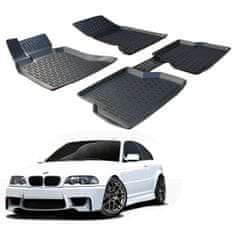 SCOUTT 3D Gumové rohože pro Bmw 3 Series E46 1998-2005 