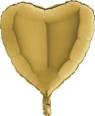 Grabo Nafukovací balónek zlaté srdce 46 cm 