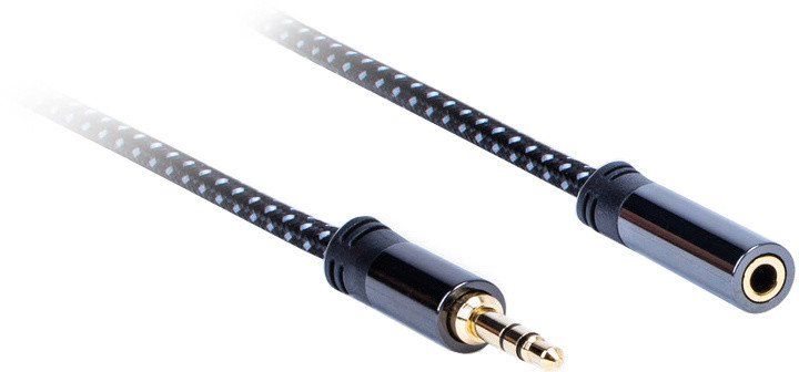 AQ Premium PA41030, kabel prodlužovací 3,5 mm Jack (M) - 3,5 mm Jack (F), délka 3 m, xpa41030