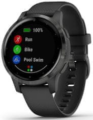 Garmin vivoactive 4S PVD, Black/Slate - zánovní