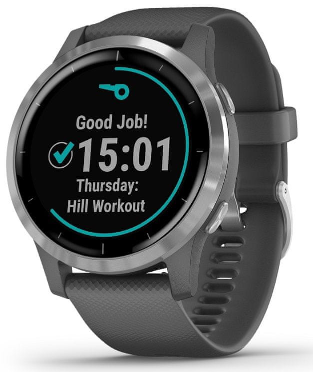 Garmin vivoactive 4, Shadow Gray/Silver