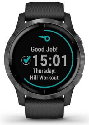 Chytré hodinky Garmin vivoactive 4, smart watch, pokročilé, zdravotní funkce, tep, dech, menstruační cyklus, pitný režim, metabolismus, kalorie, vzdálenosti, kroky, aktivita, odpočinek, spánek