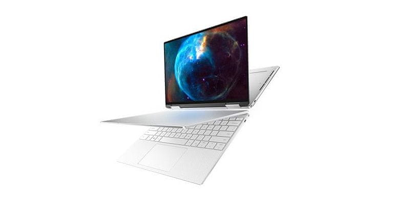 Notebook Dell XPS 13 2v1 (TN-7390-N2-722SW) prémiová kvalita provedení procesor Intel 10. generace odolná hliníková konstrukce