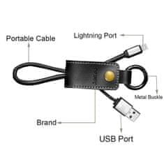 REMAX West RC-24i micro-USB kabel černý 32cm AA-1177