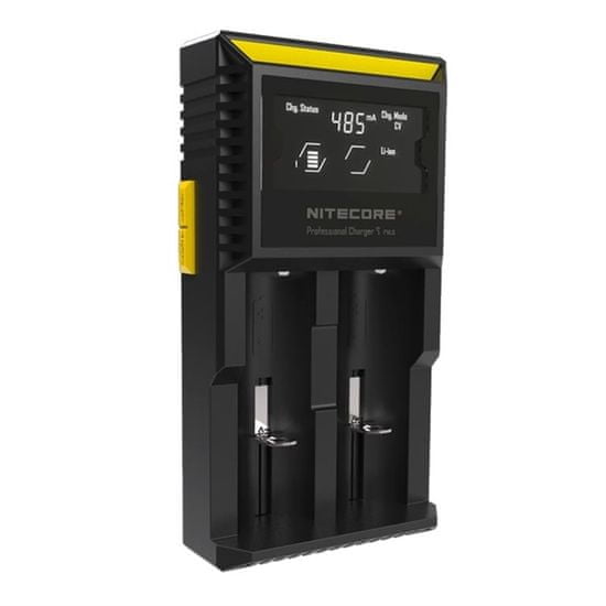 Nitecore D2 Univerzální digitální nabíječka s 2 sloty, 500 mAh