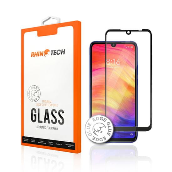 RhinoTech 2 Tvrzené ochranné 2.5D sklo pro Xiaomi Mi 8 Lite (Edge Glue) Black RTX007