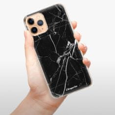 iSaprio Silikonové pouzdro - Black Marble 18 pro Apple iPhone 11 Pro