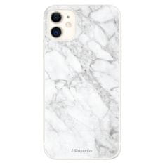 iSaprio Silikonové pouzdro - SilverMarble 14 pro Apple iPhone 11