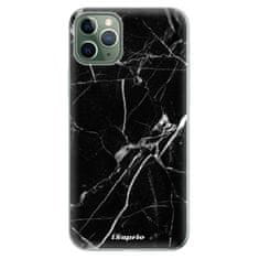 iSaprio Silikonové pouzdro - Black Marble 18 pro Apple iPhone 11 Pro Max