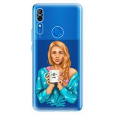 iSaprio Silikonové pouzdro - Coffe Now - Redhead pro Huawei P Smart Z