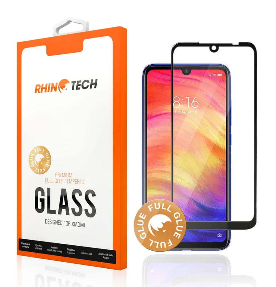 RhinoTech Tvrzené ochranné 2,5D sklo pro Xiaomi Redmi Go, Full Glue, černá (RTX024)