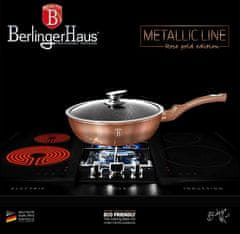 Berlingerhaus Pánev hluboká s poklicí 24 cm Rosegold Metallic Line BH-1517