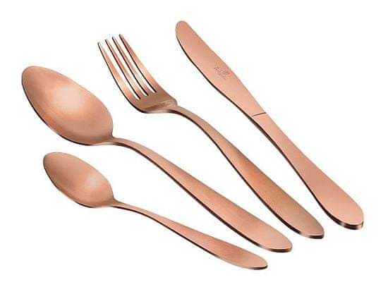 Berlingerhaus Sada příborů 24 ks Rosegold Metallic Line nerez satin