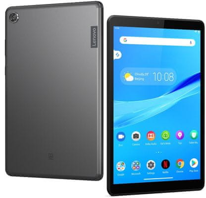 Tablet Lenovo Tab M8, LTE, štíhlý, kompaktní rozměry, velký displej, GPS, dlouhá výdrž baterie