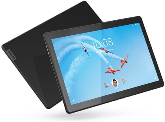 Tablet Lenovo Tab M10, Wi-Fi, štíhlý, kompaktní rozměry, velký displej, GPS, dlouhá výdrž baterie, dětský režim, pro děti, rodinný