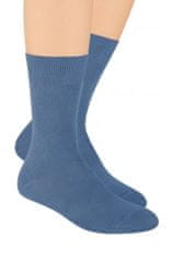 Amiatex Pánské ponožky 048 jeans + Ponožky Gatta Calzino Strech, džínová, 44/46