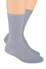 Amiatex Pánské ponožky 048 grey + Ponožky Gatta Calzino Strech, šedá, 38/40