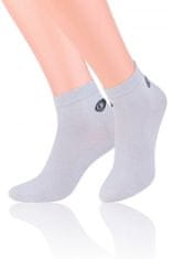 Amiatex Pánské ponožky 046 grey + Ponožky Gatta Calzino Strech, šedá, 44/46