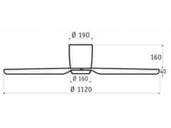 CasaFan 311280 Eco Plano II, stropní ventilátor