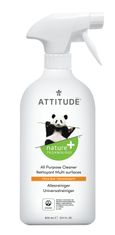 Attitude Univerzální čistič s vůní citronové kůry s rozprašovačem 800 ml