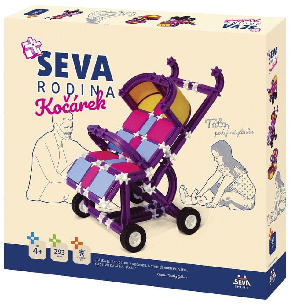 Seva Stavebnice Rodina - Kočárek