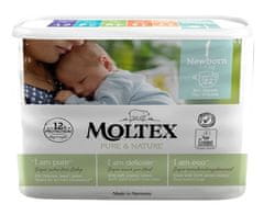 MOLTEX Plenky Pure & Nature Newborn 2-4 kg (22 ks)