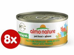 Almo Nature HFC CAT Kuře a sýr 8 x 70g