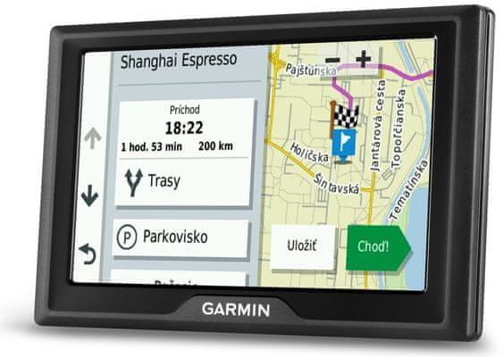 GPS navigácia Garmin Drive 52 MT EU, náhľady križovatiek, asistent radenie do pruhov, upozornenie na nebezpečné úseky, radary