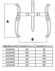 AHProfi Dvouramenný stahovák 250 mm - G1233245