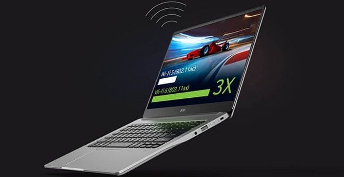  Acer Swift 3 notebook Wi-Fi ax bezdrátové připojení