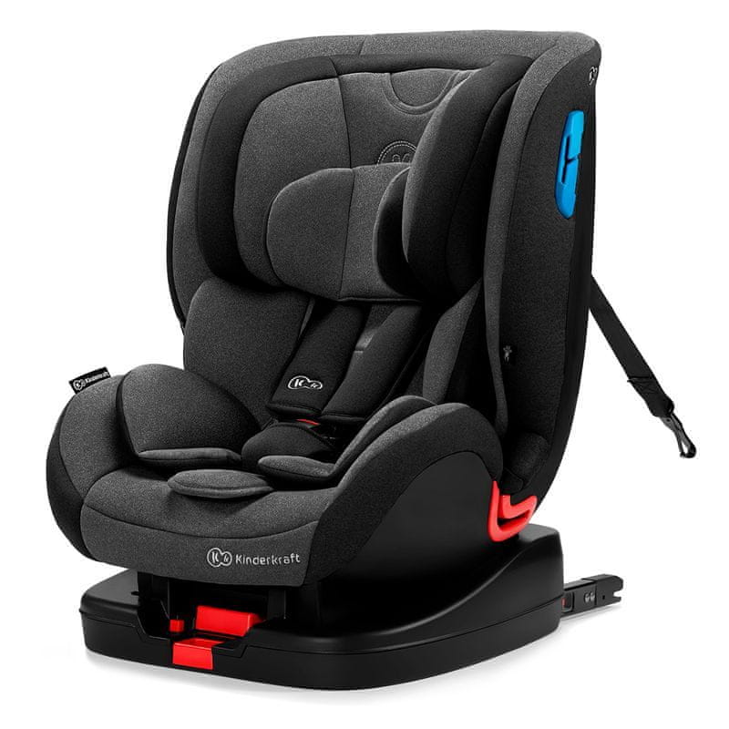 Kinderkraft Autosedačka VADO with ISOFIX system black - rozbaleno