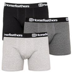 Horsefeathers 3PACK pánské boxerky vícebarevné (AM067D) - velikost L