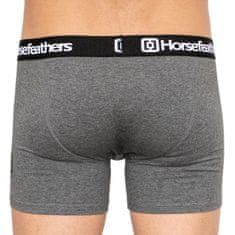 Horsefeathers 3PACK pánské boxerky Dynasty heather antracite (AM067B) - velikost M