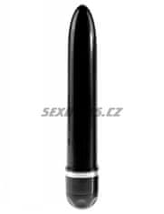 Pipedream King Cock 9'' Vibr Stiffy Brown / realistické dildo + vibrátor