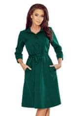 Numoco Dámské mini šaty Sandy zelená XXL